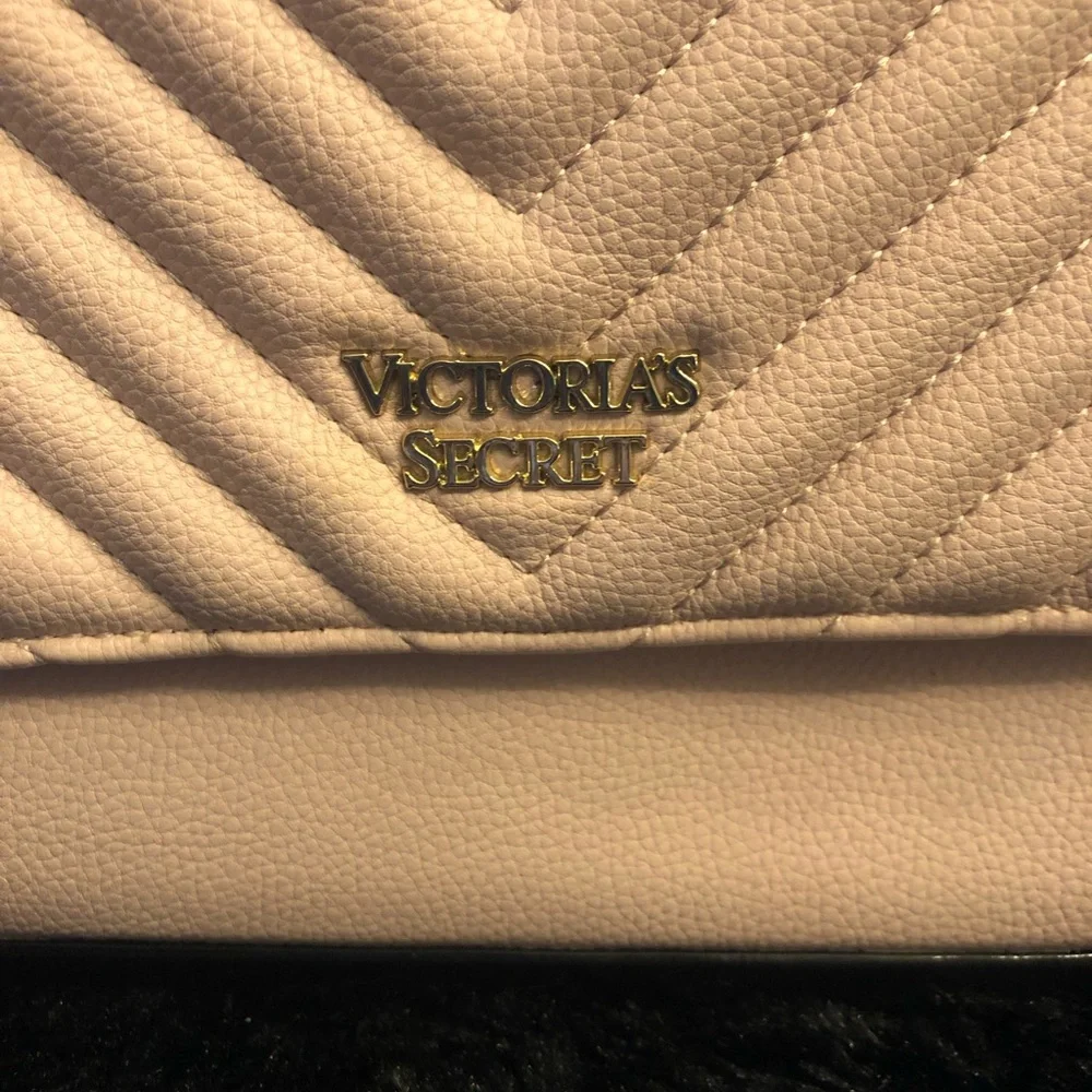 Victorias Secret Genuine Leather Pebbled  Crossbody Shoulder Bag - Picture 7 of 16